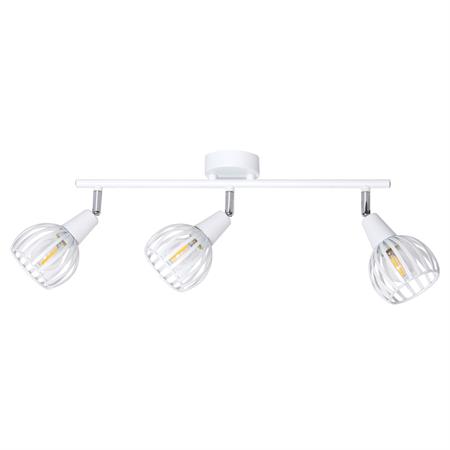 Spot de plafond en métal blanc