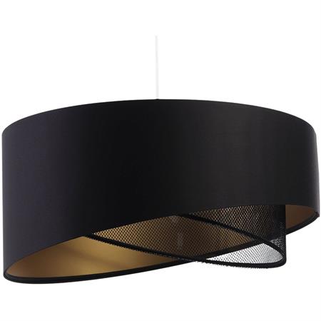 Suspension Tissu Noir 50x50x23 cm