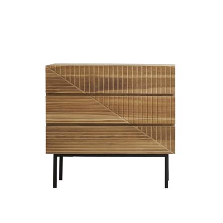 Commode en teck massif 95 cm