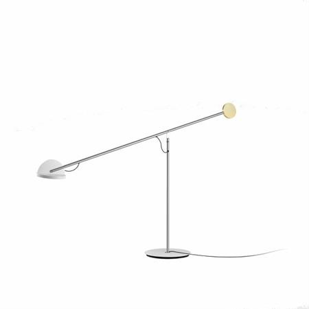 Lampe de bureau en acier blanc 60