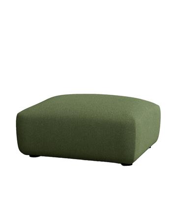 Pouf repose-pieds vert 93 x 65 cm