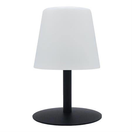 Lampe de table sans fil LED Acier Noir H25CM