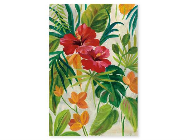 Tableau Jardin tropical imprimé sur toile 60x90 cm