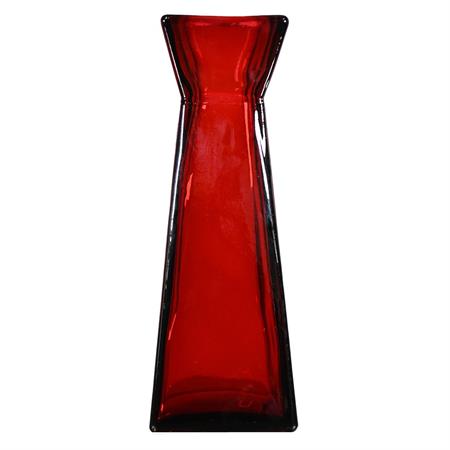 Vase en verre recyclé  rubis 55 cm