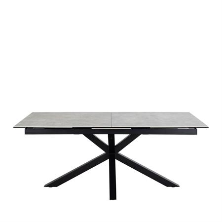 Table à manger extensible 6 à 12 personnes 200-240x100cm - Gris