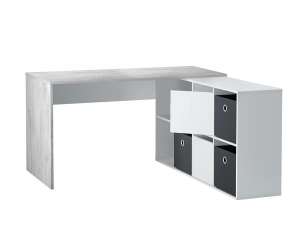 Bureau effet bois blanc