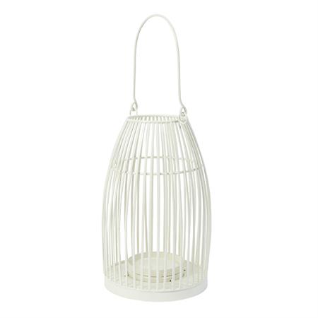 Lanterne décorative en fer blanc H26