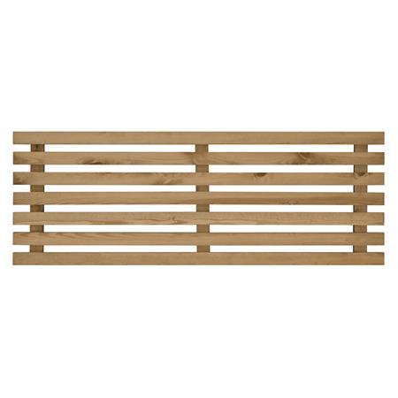 Tête de lit en bois de pin couleur vieilli 160x73cm