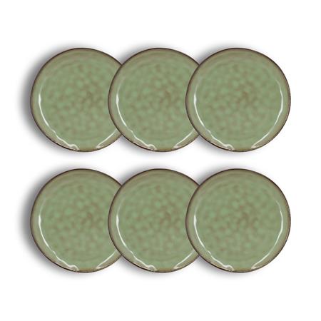 Lot de 6 assiettes à dessert 20