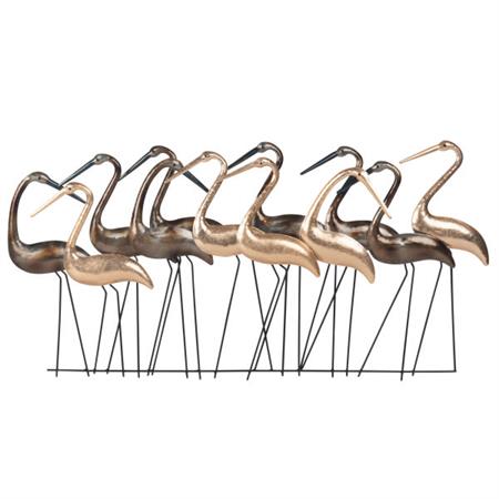 Déco murale dorée et coloris bronze 82x42