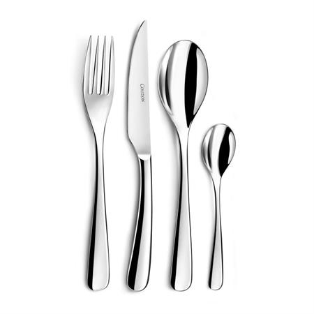 Ménagère 24 couverts acier inox finition poli-miroir