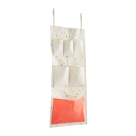 Organisateur mural pour enfants blanc 100x40x1cm