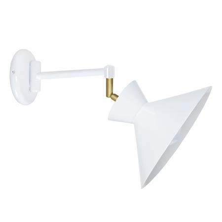 Applique métal  blanc 31  cm