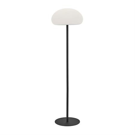 Lampadaire d'extérieur led métal h126cm noir