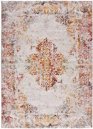 Tapis design vintage multicolore
