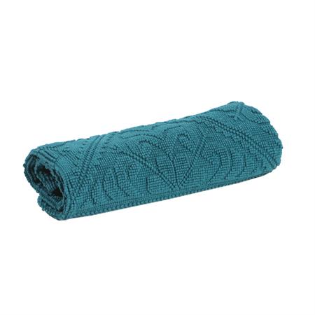 Tapis de Bain  en coton peacock 54 x 110