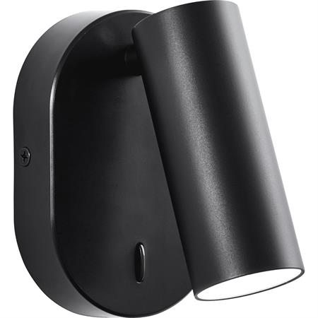 Spot LED orientable avec interrupteur métal L18cm