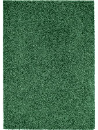 Tapis à poils longs vert 133x190