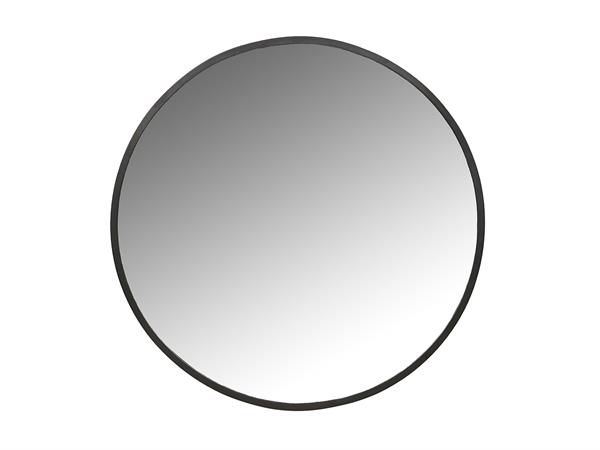 Miroir cerclé fer noir