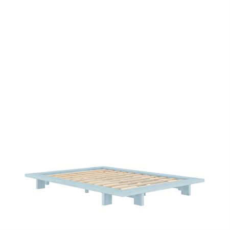 Lit design en bois 140x200cm - Bleu clair