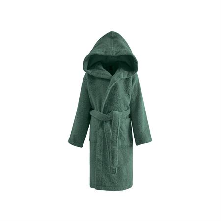 Peignoir enfant à capuche 450 g/m²  eucalyptus 12/14 ans