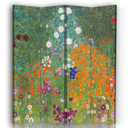 Paravent Jardin de Fleurs - Gustav Klimt 145x180cm 