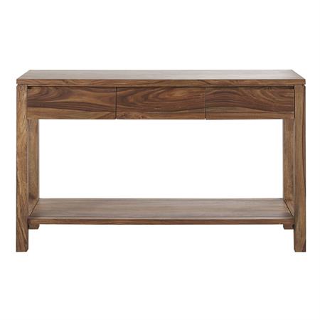 Console 3 tiroirs en sheesham massif Stockholm
