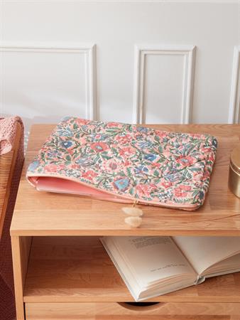 Pochette ordinateur imprimé indien imprimé rose