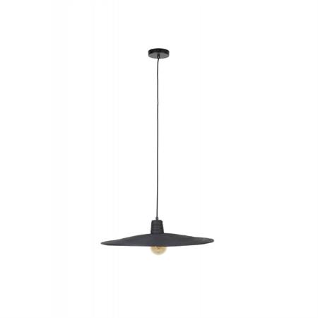 Suspension en rotin noir