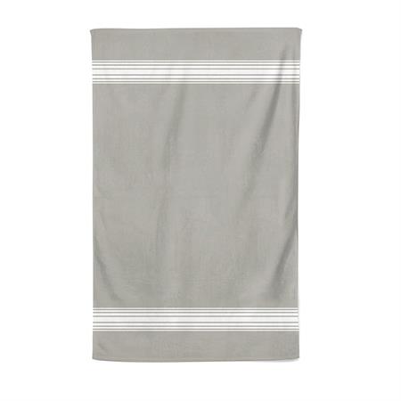 Drap de bain coton bio Gris Clair 100x150 cm