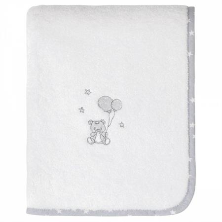 Drap de bain en coton peigné zéro twist  blanc 70x130 cm