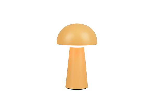 Lampadaire et lampe de jardin en plastique jaune