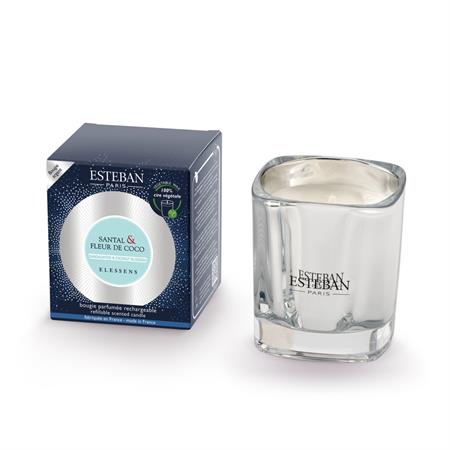 Bougie contemporaine parfumée rechargeable