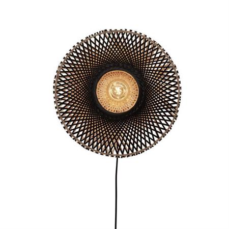 Applique bambou noir/naturel
