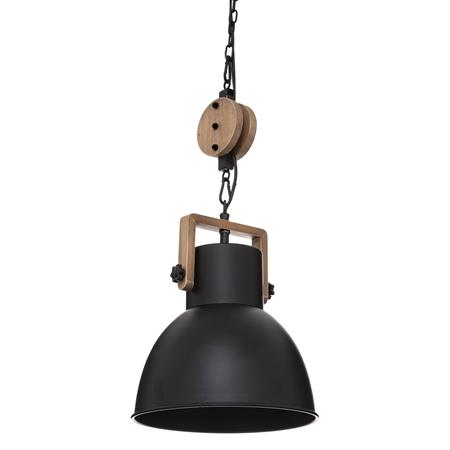 Suspension métal noir D23cm