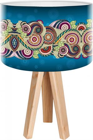 Lampe de chevet Bois Multicolore 30x30x45 cm