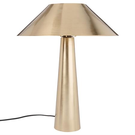 Lampe en métal doré