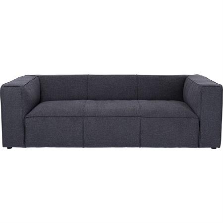 Canapé 3 places en tissu gris