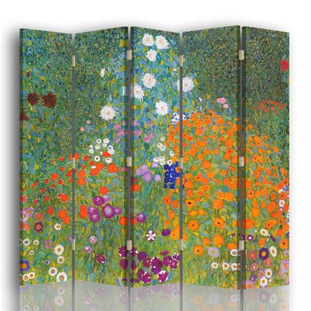 Paravent Jarden de Fleurs - Gustav Klimt cm 180x170 