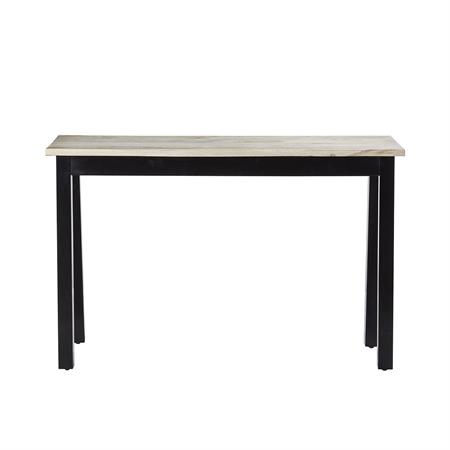 Console en acajou et teck massif