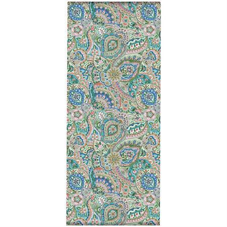 Toile outdoor de chaise longue amovible imprimé indien lagon