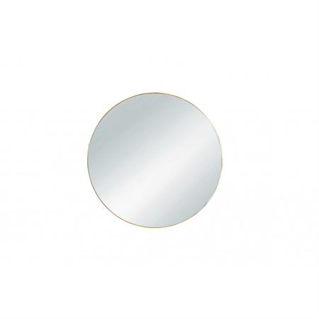 Miroir déco design en métal or