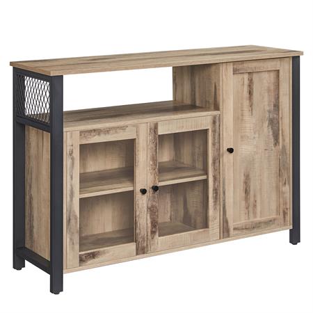 Meuble de rangement 3 portes effet bois