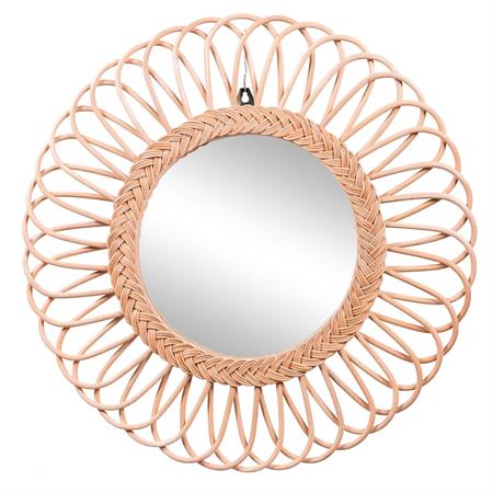 Miroir en rotin Naturel diamètre 60