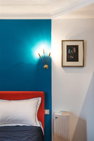 Image Détail chambre bleue Marion Alberge Décoration