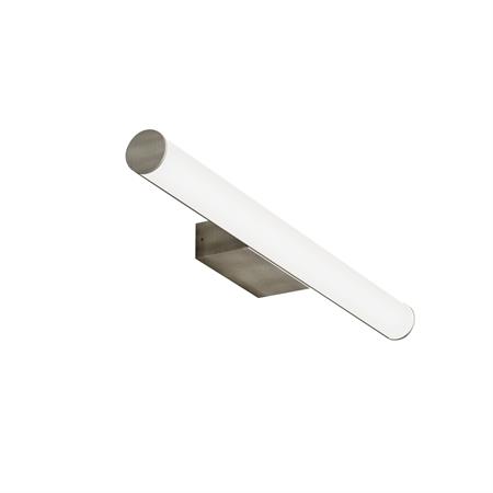 Applique de salle de bain en métal nickelé de 60 cm