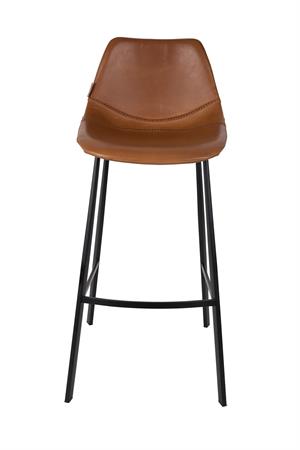 Tabouret design en plastique marron