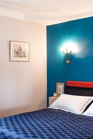 Image Vue chambre bleue Marion Alberge Décoration