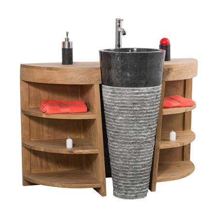 Meuble sous vasque en teck 120cm 
