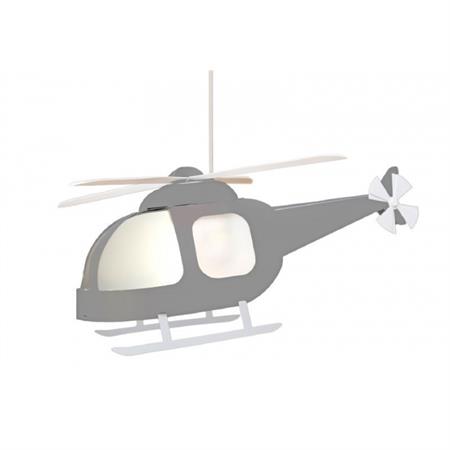 Suspension enfants Hélicoptère Gris 53cm